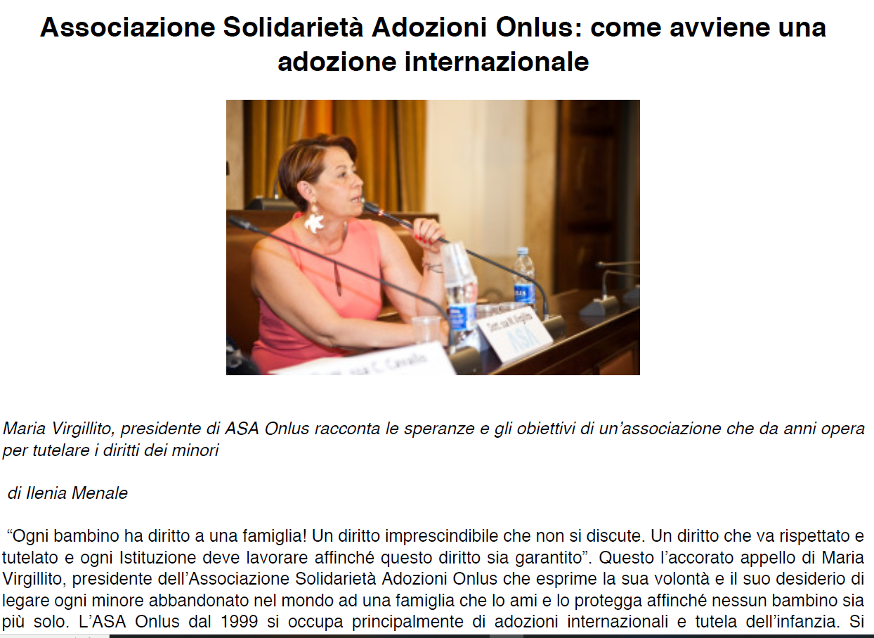 MAGAZINE QUALITA’ – 20 OTTOBRE 2015
